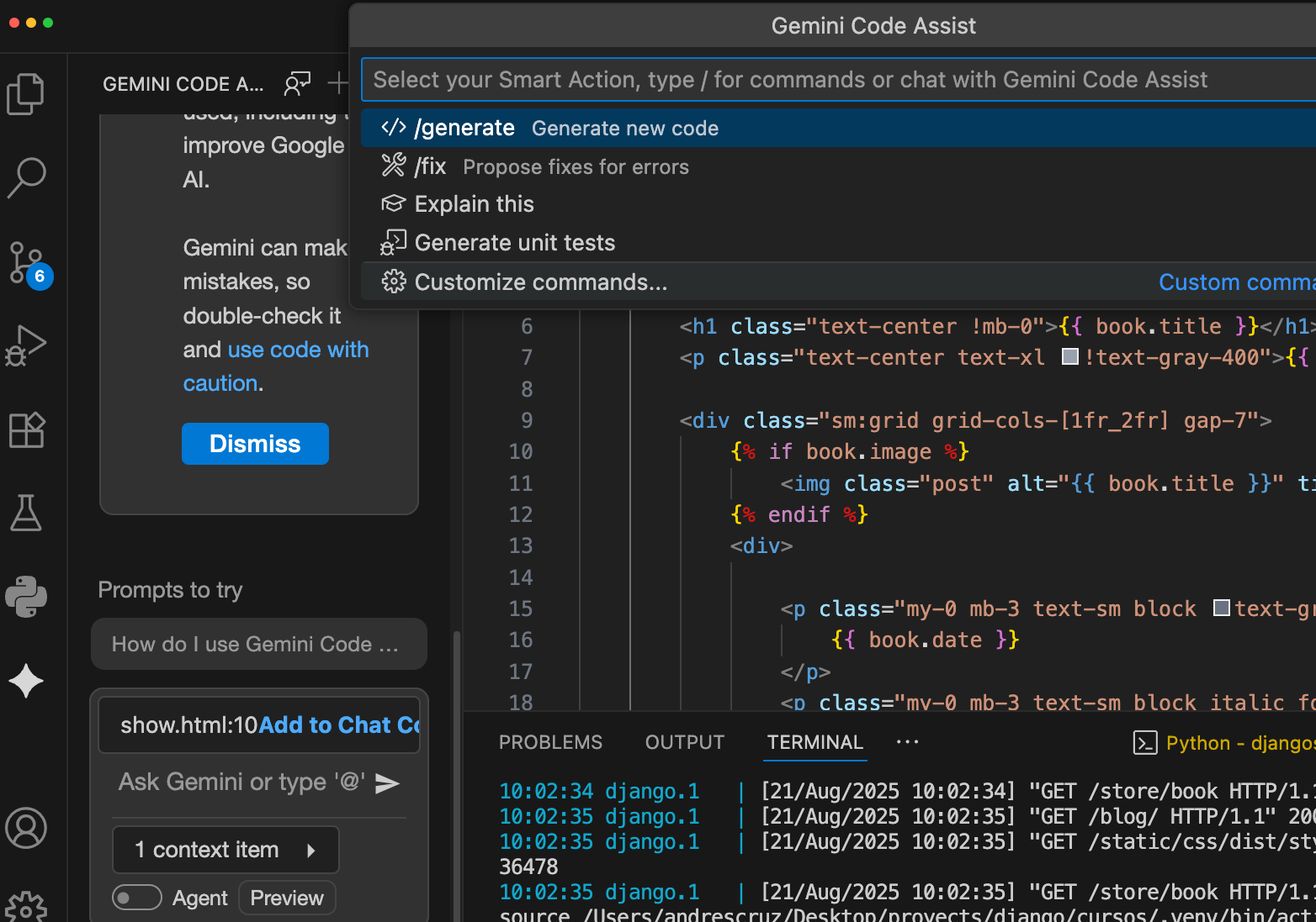 Gemini Agent VSC